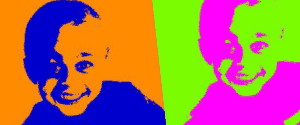 Andy Warhol Pop Art Porträt