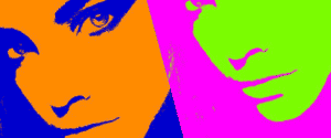 Andy Warhol Pop Art Porträt
