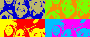 Andy Warhol Pop Art Porträt