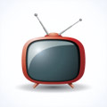 Vintage TV-Effekt / Retro-Fernsehbildschirm
